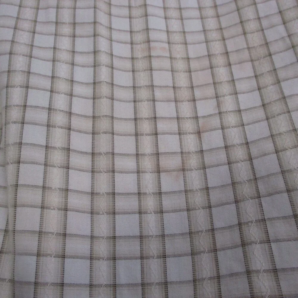 Banana Republic‎ Button Down Beige Plaid Men Size | 17-(17 1/2) - XL